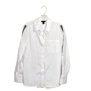 Halogen Long Sleeve Button Down Shirt Blouse Size S